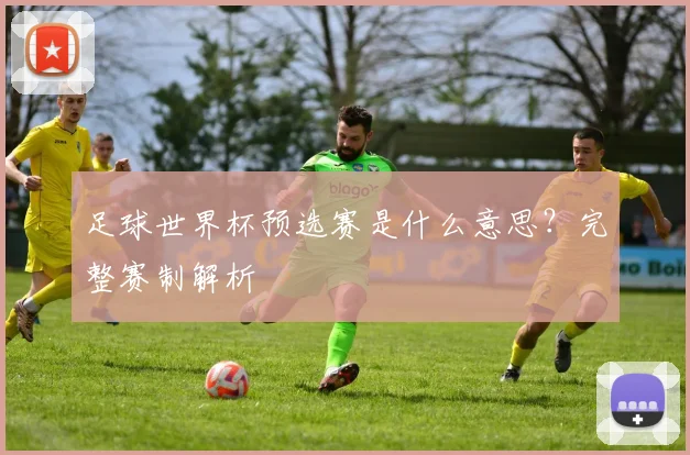 足球世界杯预选赛是什么意思？完整赛制解析